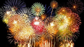 WONDERFUL FIREWORKS IN SORRENTO BY BOAT - 01 AUGUST